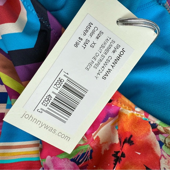 NEW Johnny Was One Piece Swimsuit Multicolor - Picture 7 of 7